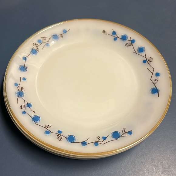 Termocrisa Other - Termorisa vintage milk glass dinner plates set of five 60-70’s era.